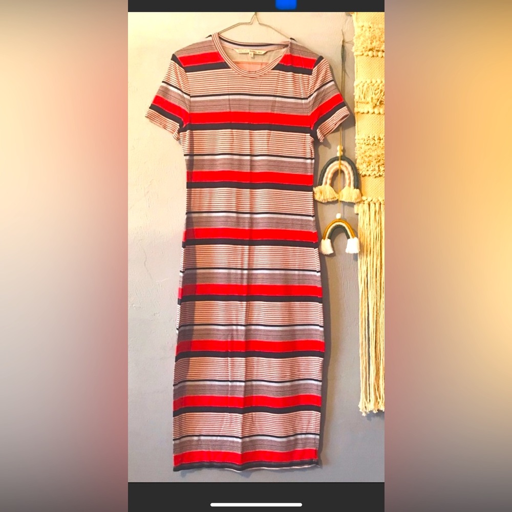 Rachel Roy striped midi dress